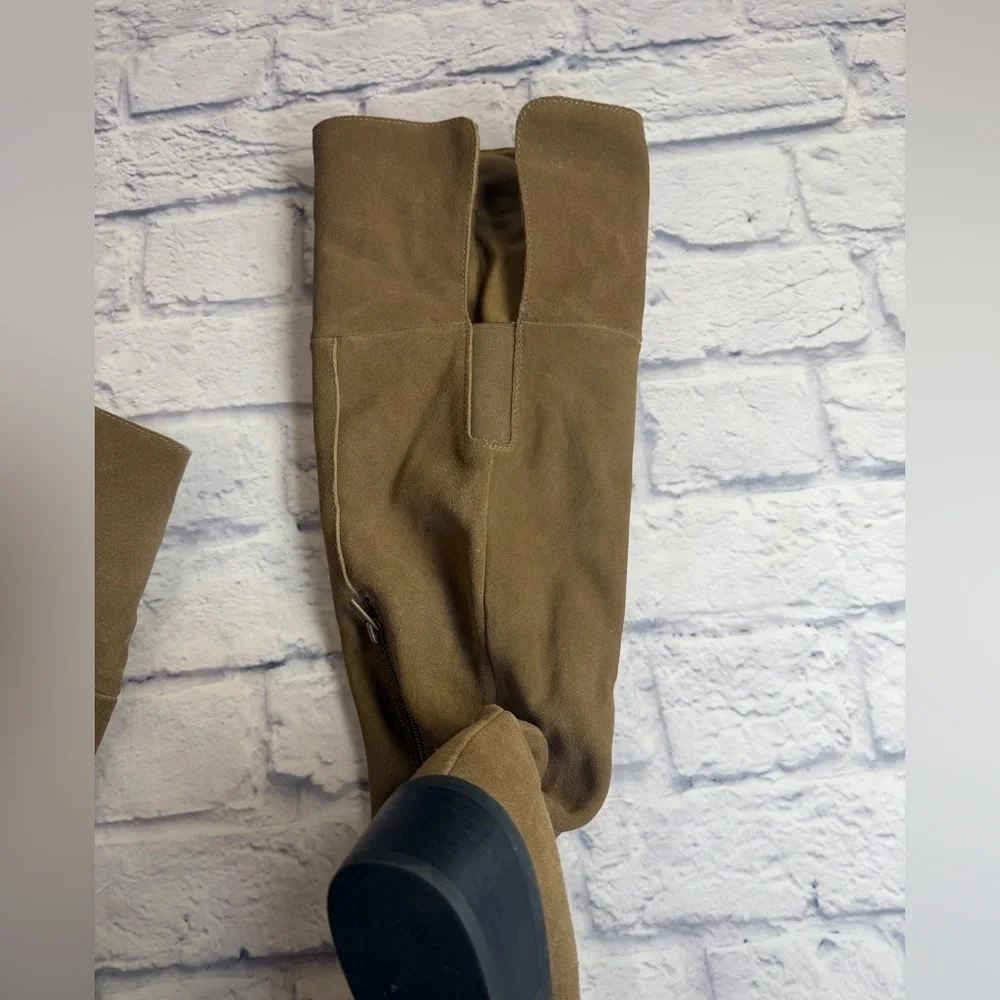 Sporto Felicia Tan Over the Knee Boots. Suede. Size 8.5